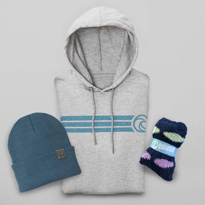 Ash Surf Stripes Hoodie Bundle